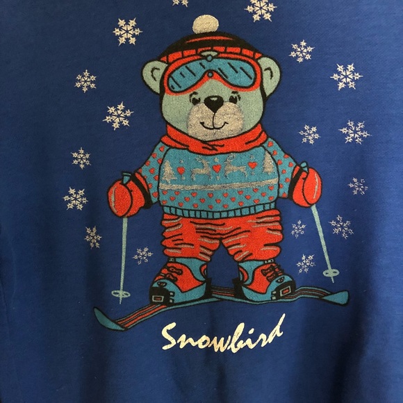 90s vintage Snowbord ski sweater size small - Picture 3 of 4